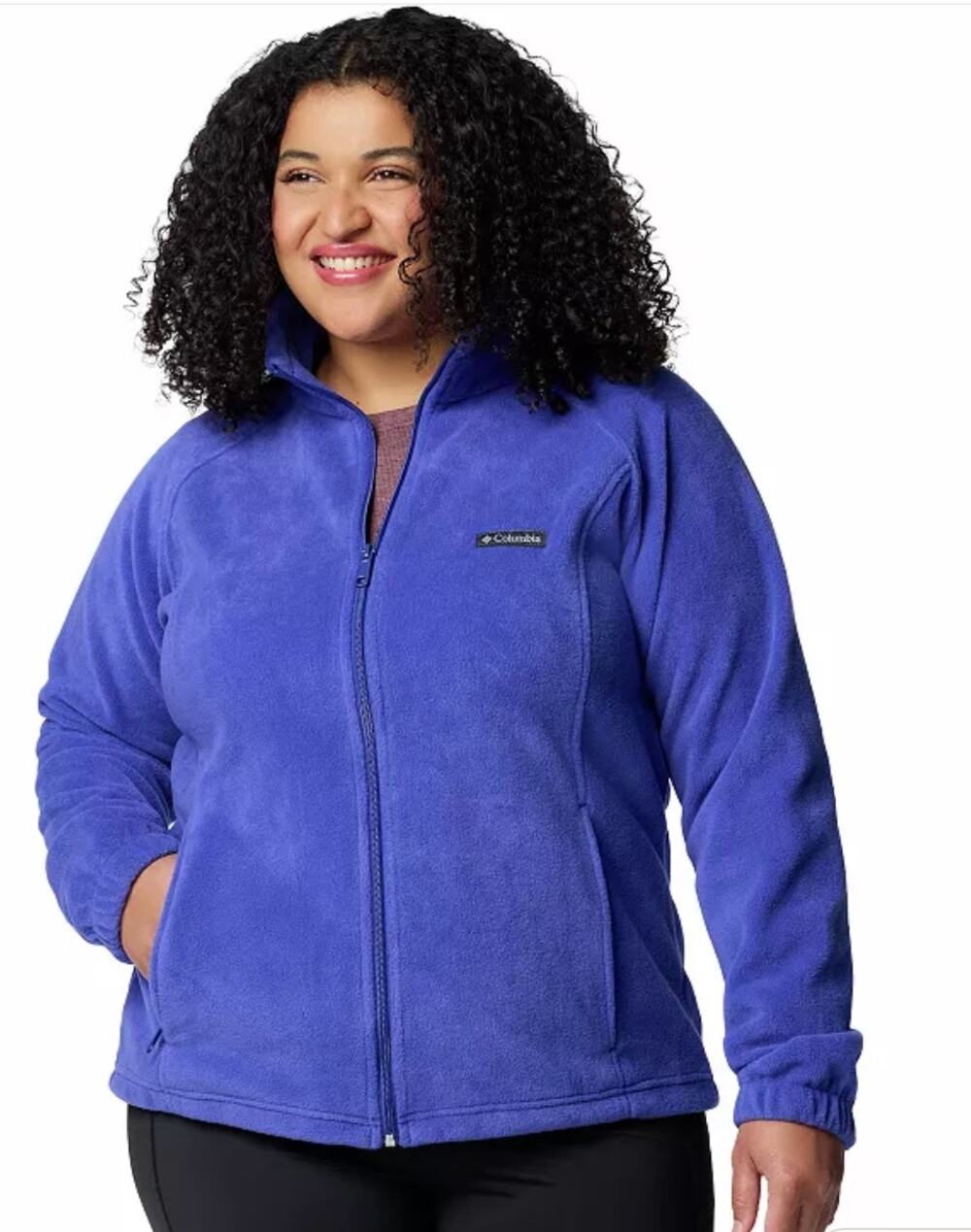 Columbia NWT Women's Benton Springs Full-Zip Jacket Outdoors Casual Plus Size 2X